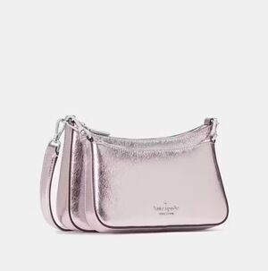 Kate Spade-Duet Metallic Small Crossbody (Lilac Moonlight🩷🩶)